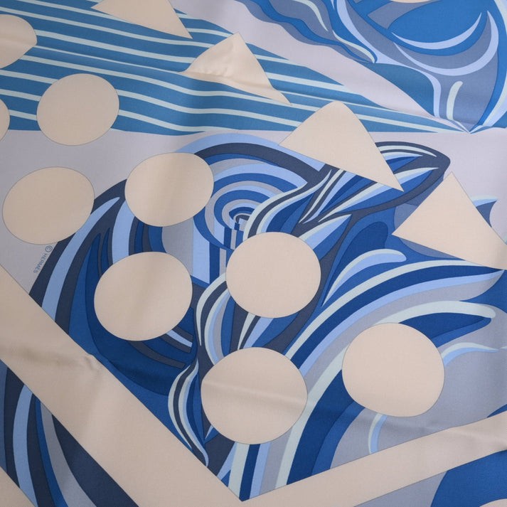 Carre 90 Julia's Dream Silk Blue