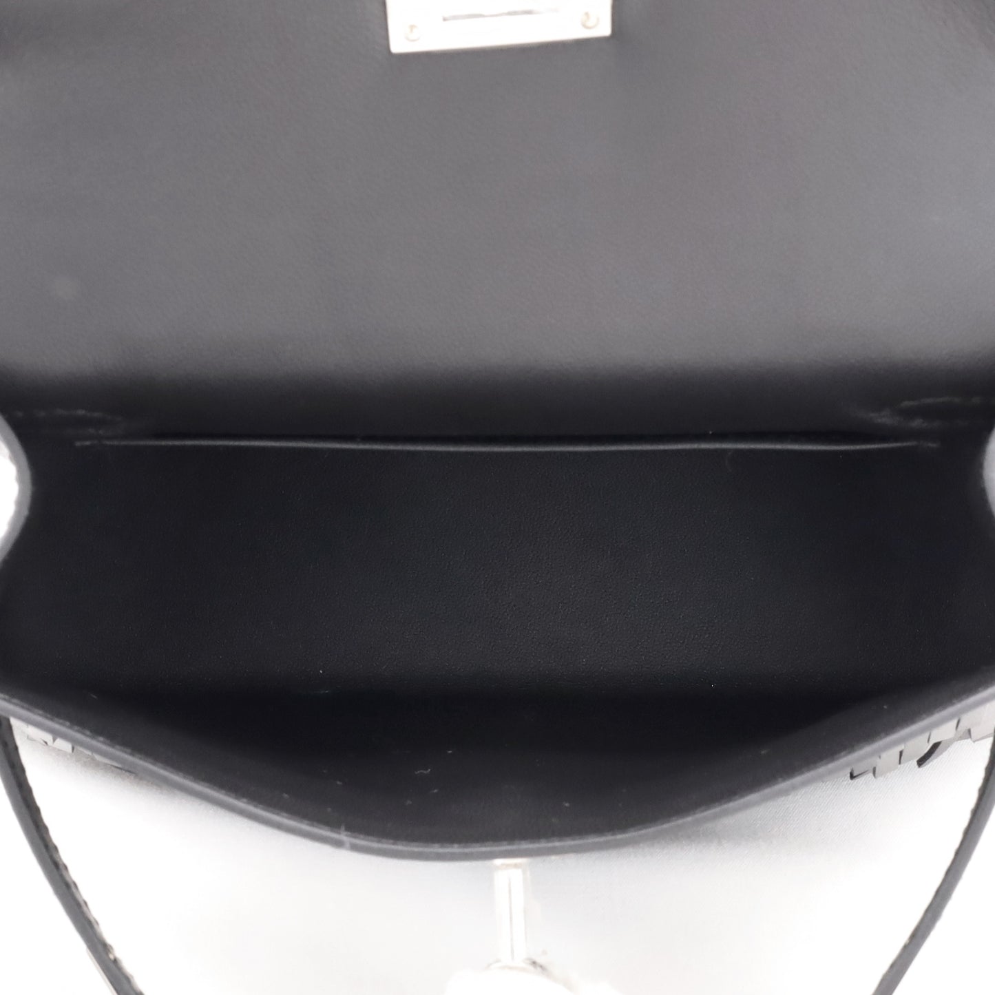 Mini Kelly 2 Panpille Box Lustre Tatterakt Sombrero Black SS G stamp