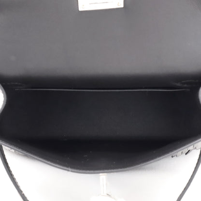 Mini Kelly 2 Panpille Box Lustre Tatterakt Sombrero Black SS G stamp