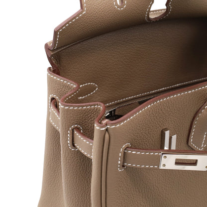 バーキン25　トゴ　エトゥープ　SS　Ｗ刻印