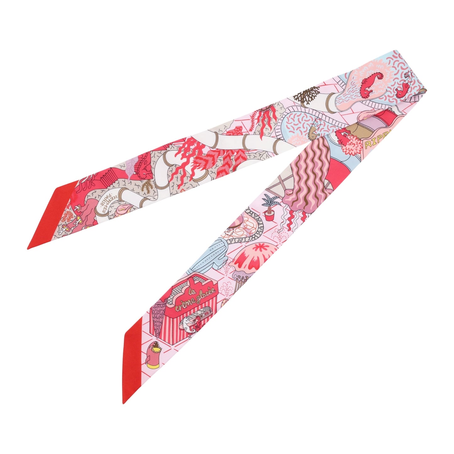 ツイリー　スプラッシュパーク　シルク　ピンク