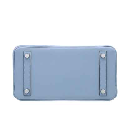 バーキン25　ヴォースイフト　ブルーラン　SS　W刻印