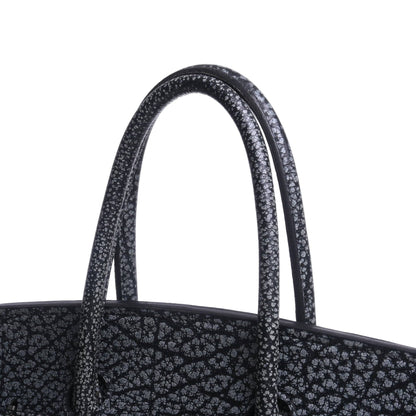 Birkin 35 Buffle Skipper Dalmatian Black SS □E engraved