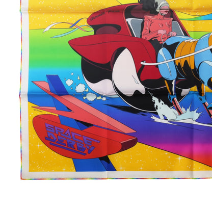 カレ90　スペースダービー　シルク　マルチカラー