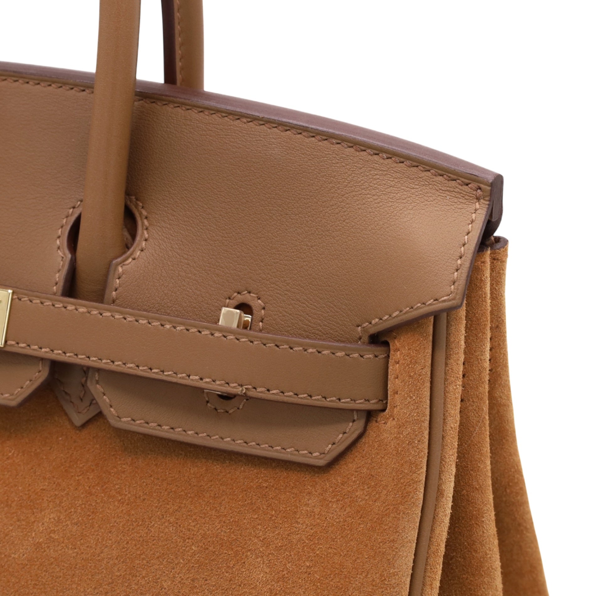 HERMES Birkin 25VeauSwift Grizzly Beige de Weimar Gold GP ZStamp