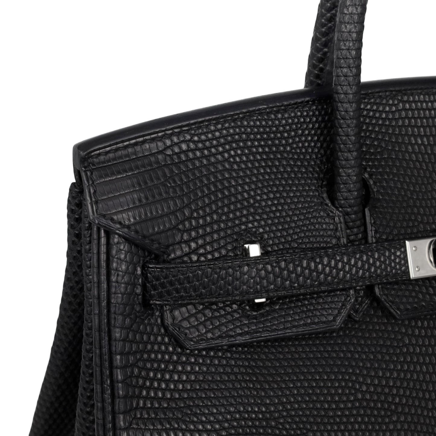 Birkin 25 Lizard Black SS □MStamp