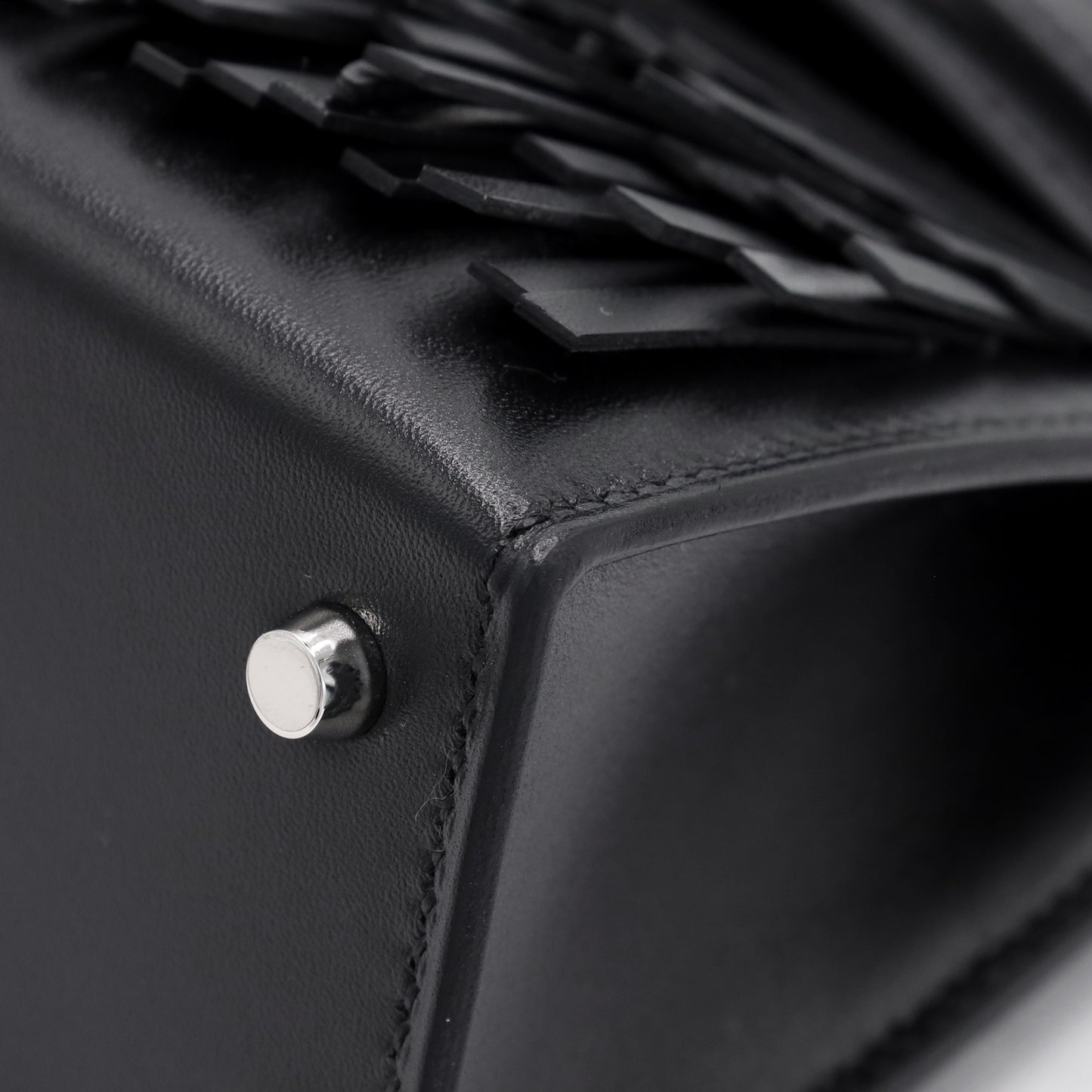 Mini Kelly 2 Panpille Box Lustre Tatterakt Sombrero Black SS G stamp