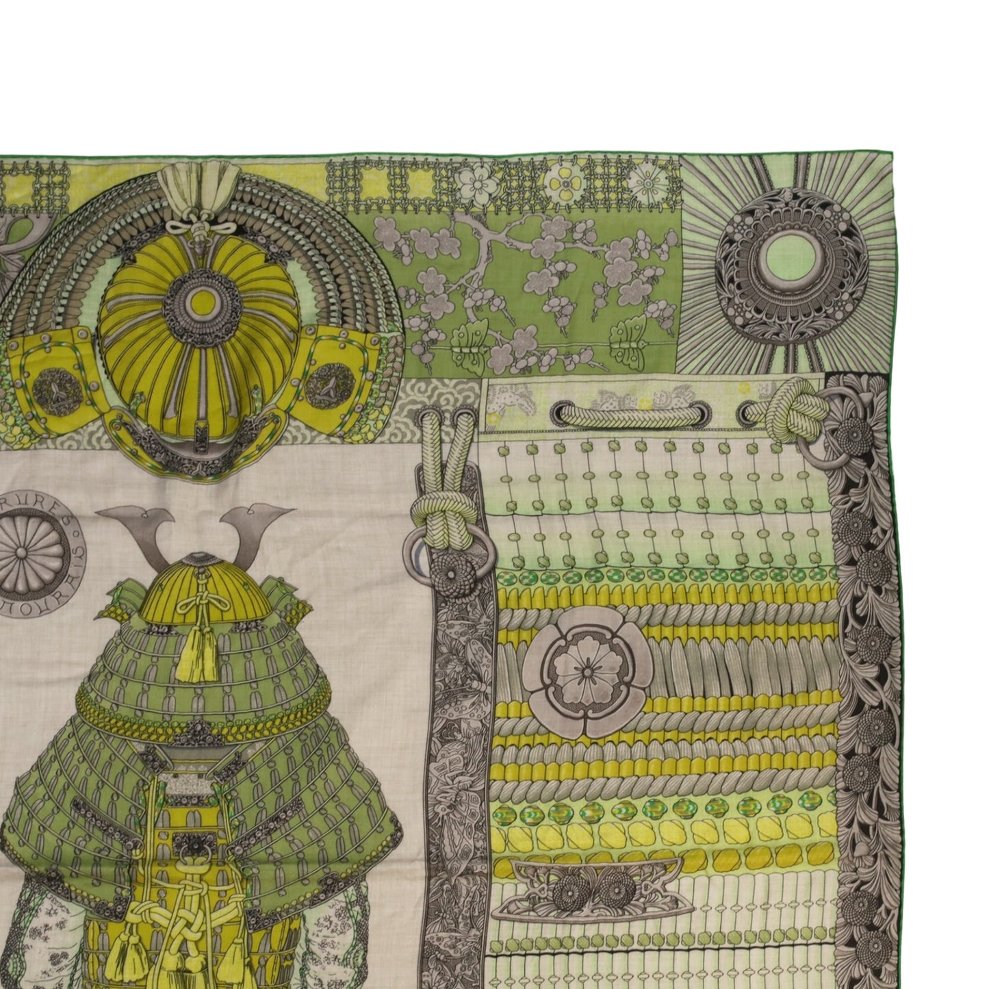 カレジェアン　侍の鎧兜　カシミヤ　グリーン