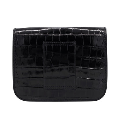 コンスタンススリム　アリゲーター　ブラック　SS　B刻印