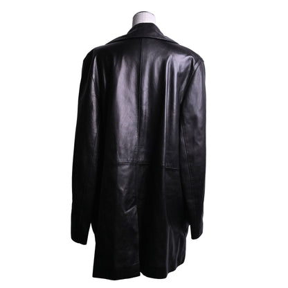 ベルテッドコート　ラム　ブラック　38