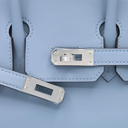 バーキン25　ヴォースイフト　ブルーラン　SS　W刻印