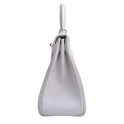 Kelly 28 Voor Swift Toile Ash White □K engraved