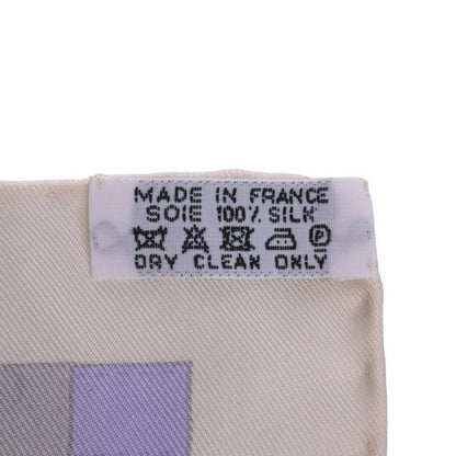 カレ90　BOLDUC AU CARRE　シルク　ホワイト