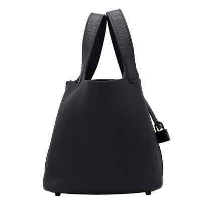 Picotan Rock PM Monochrome Taurillon Clemence So Black ZStamp