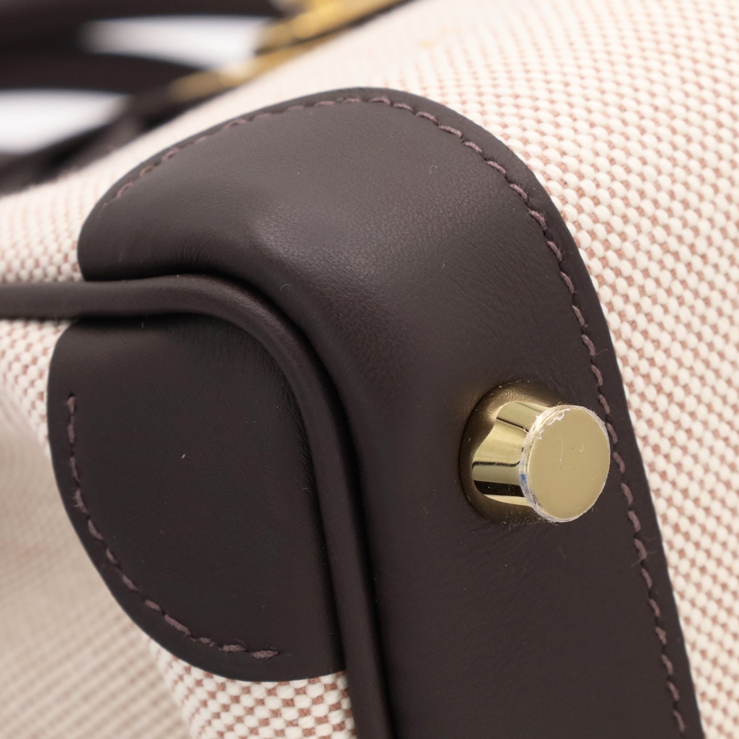 バーキン25　ヴォースイフト　トワルアッシュ　 べブラン　エクリュ　GP　K刻印