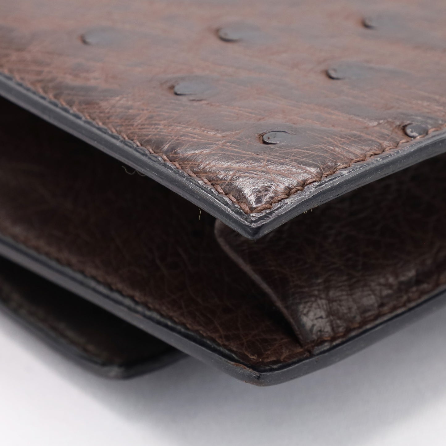 Eugenie Ostrich Brown GP