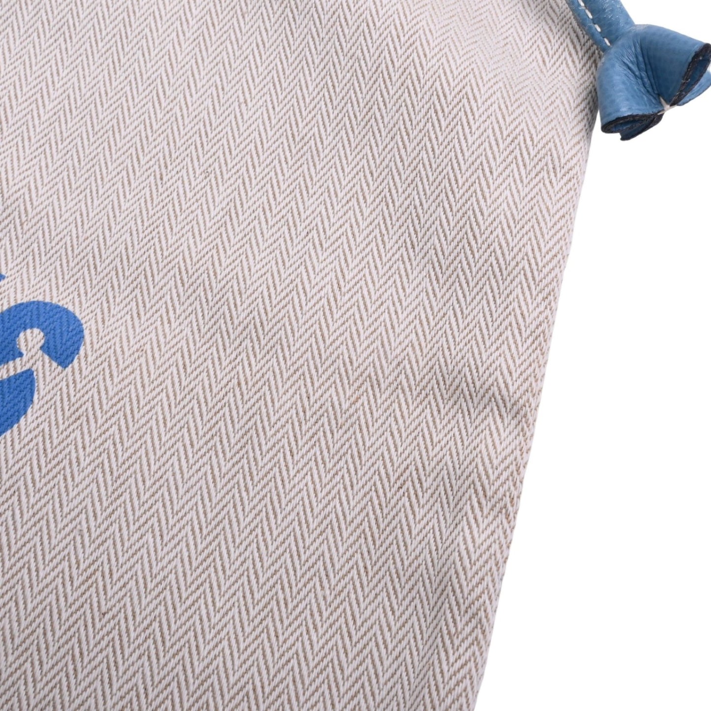 アリーヌGM　トワルシェブロン　アイボリー　ブルージーン