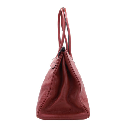 Birkin 45 Long Shoulder Buffle Skipper Rouge Ash SS □DStamp