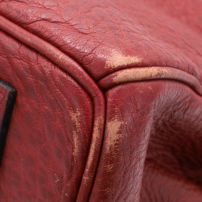Birkin 45 Long Shoulder Buffle Skipper Rouge Ash SS □DStamp