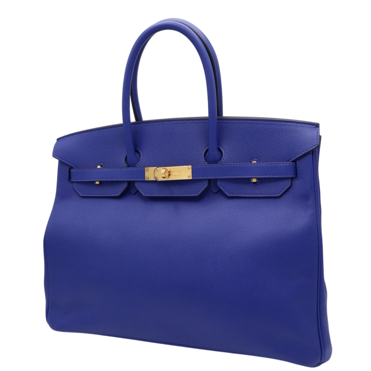 Birkin 35VeauEpsomBlue Royale GP CStamp