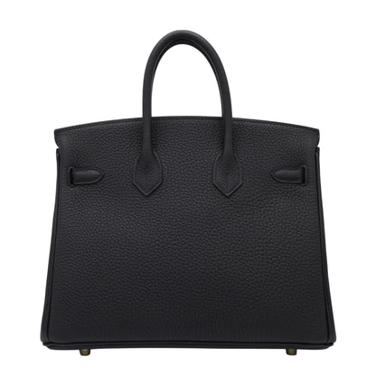 バーキン25　トゴ　ブラック　GP　K刻印