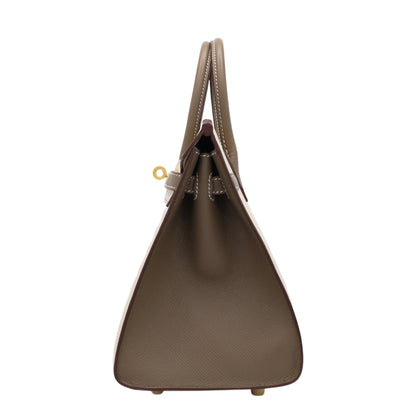 バーキン25　パーソナルオーダー　セリエ　ヴォーエプソン　クレ　エトゥープ　マットGP　Z刻印