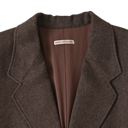 テーラードジャケット　カシミヤ　チャコール　40