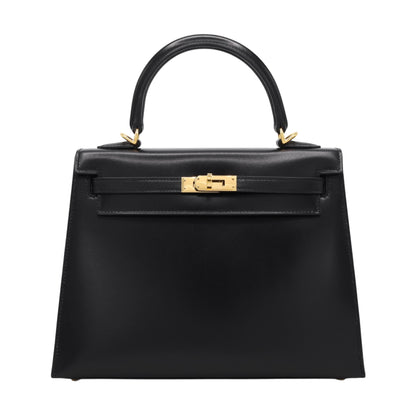 ケリー25　ボックスカーフ　ブラック　GP　W刻印