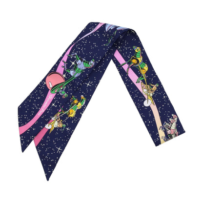 ツイリー　スペース・ダービー　シルク　ネイビー