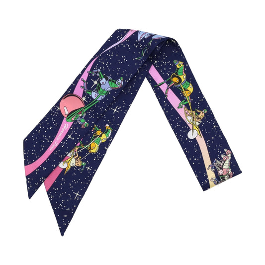 ツイリー　スペース・ダービー　シルク　ネイビー