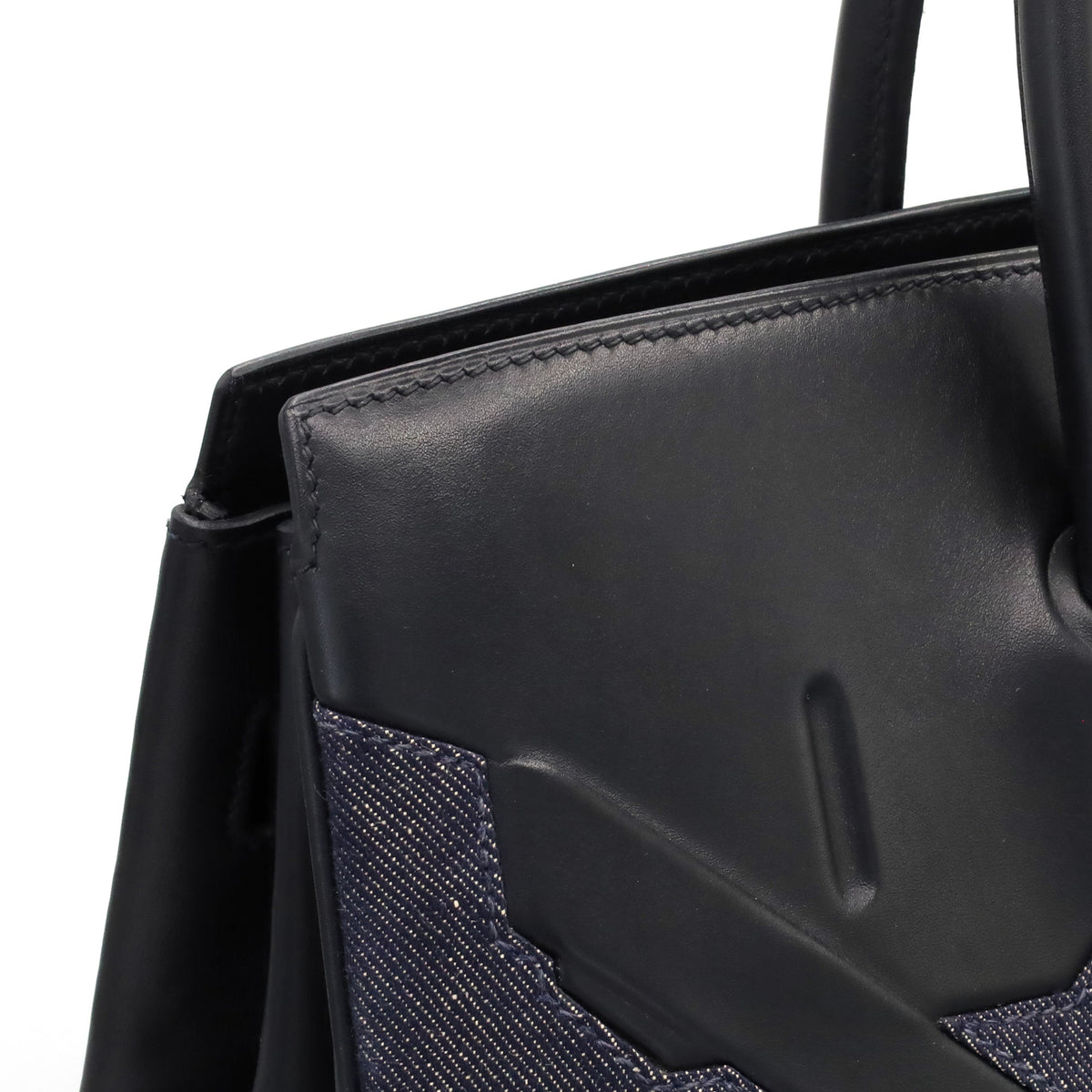 Shadow Birkin 35VeauBarenia Denim Black SS □NStamp