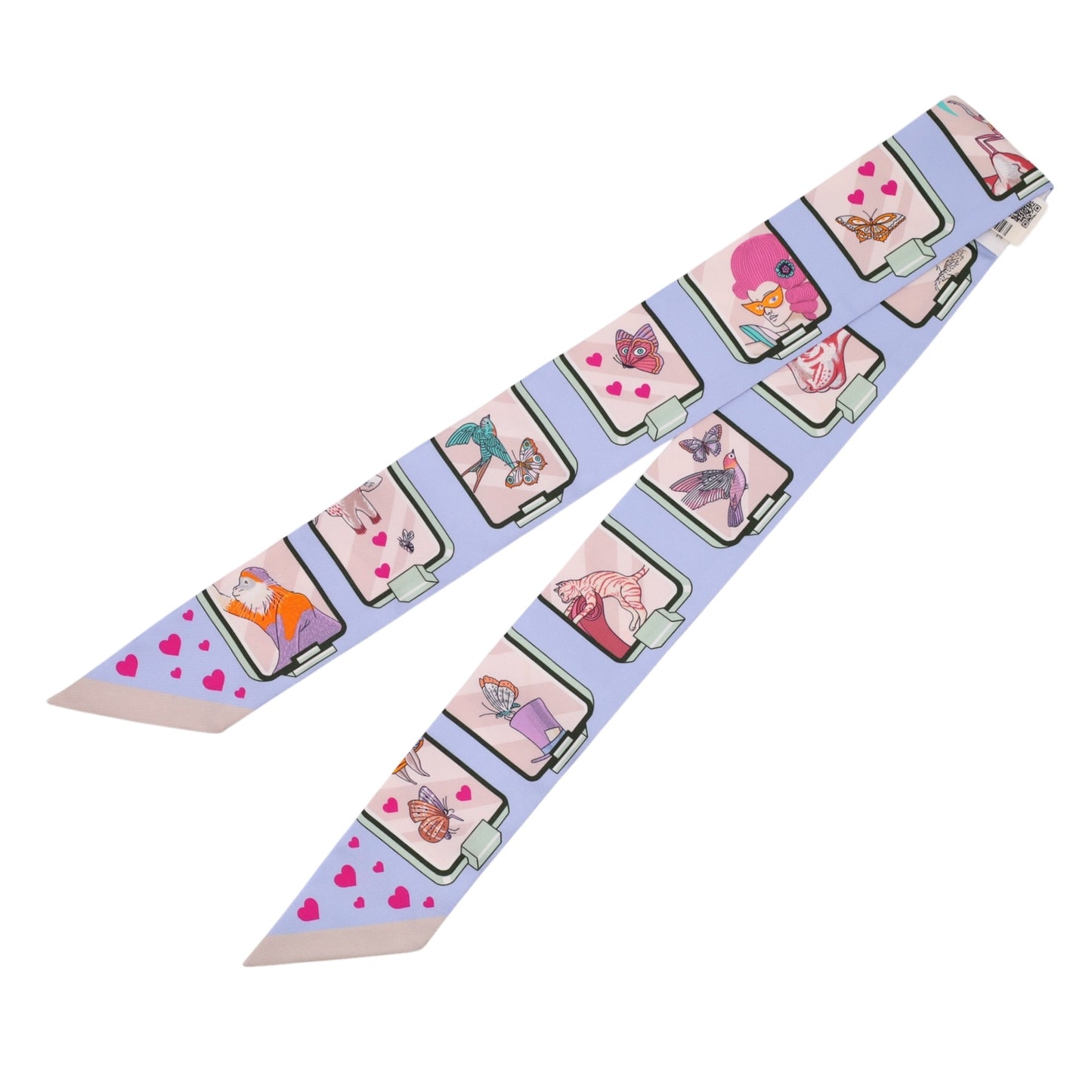 ツイリー　エルメス・ストーリー　シルク　ブルー