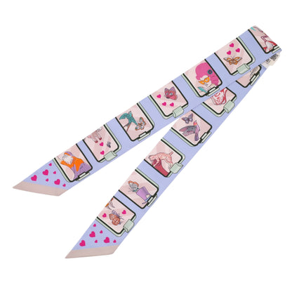 ツイリー　エルメス・ストーリー　シルク　ブルー