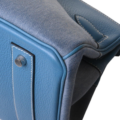 Shoulder Birkin Torillon Clemence Denim Blue Jean SS □K engraved