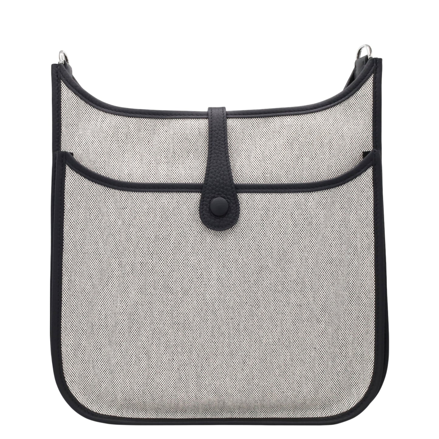Evelyn 3PM Taurillon Clemence Toile Ash Black J SS KStamp
