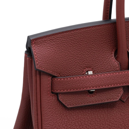 Birkin 25 多哥红灰 SS GStamp