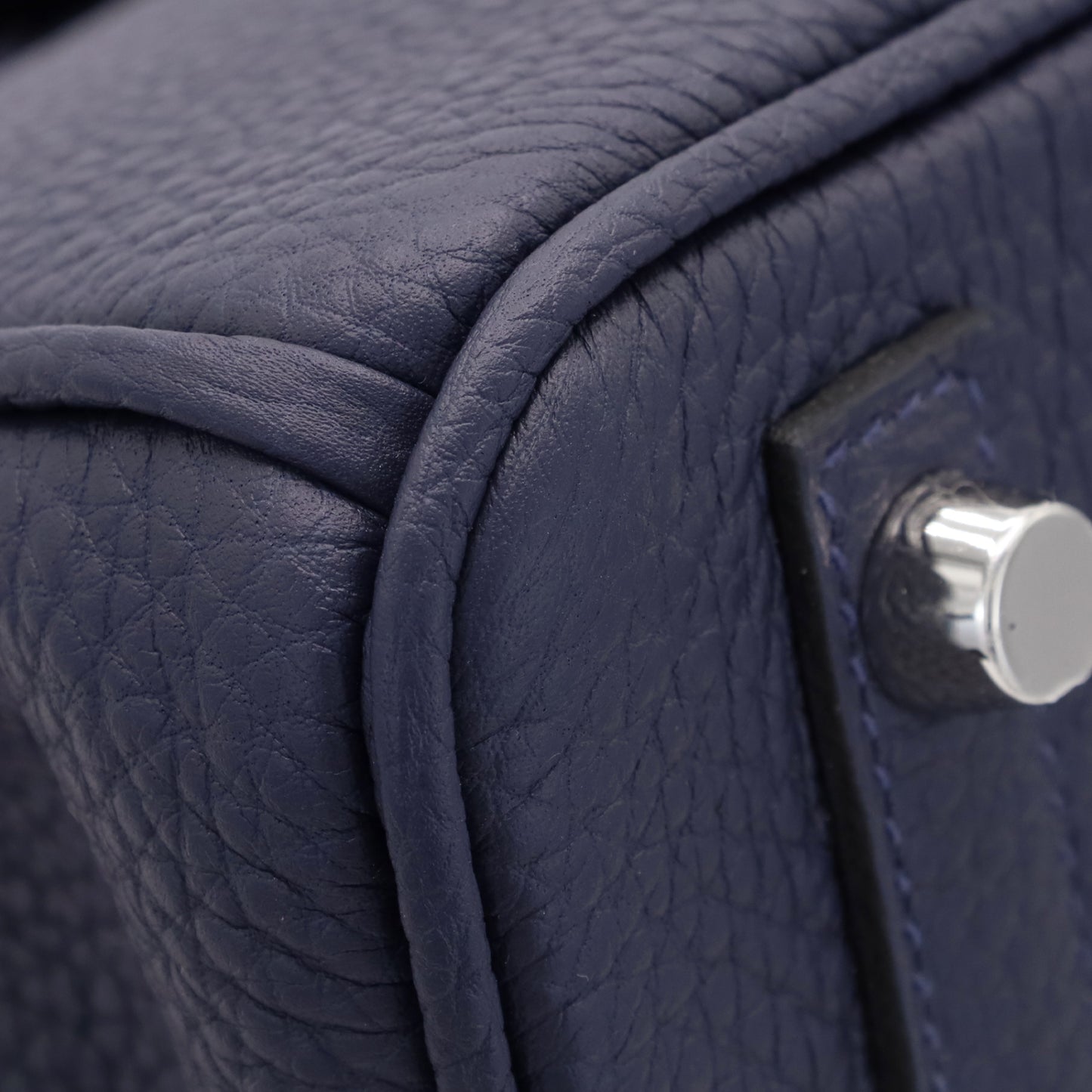 バーキン25　トゴ　ブルーニュイ　SS　K刻印