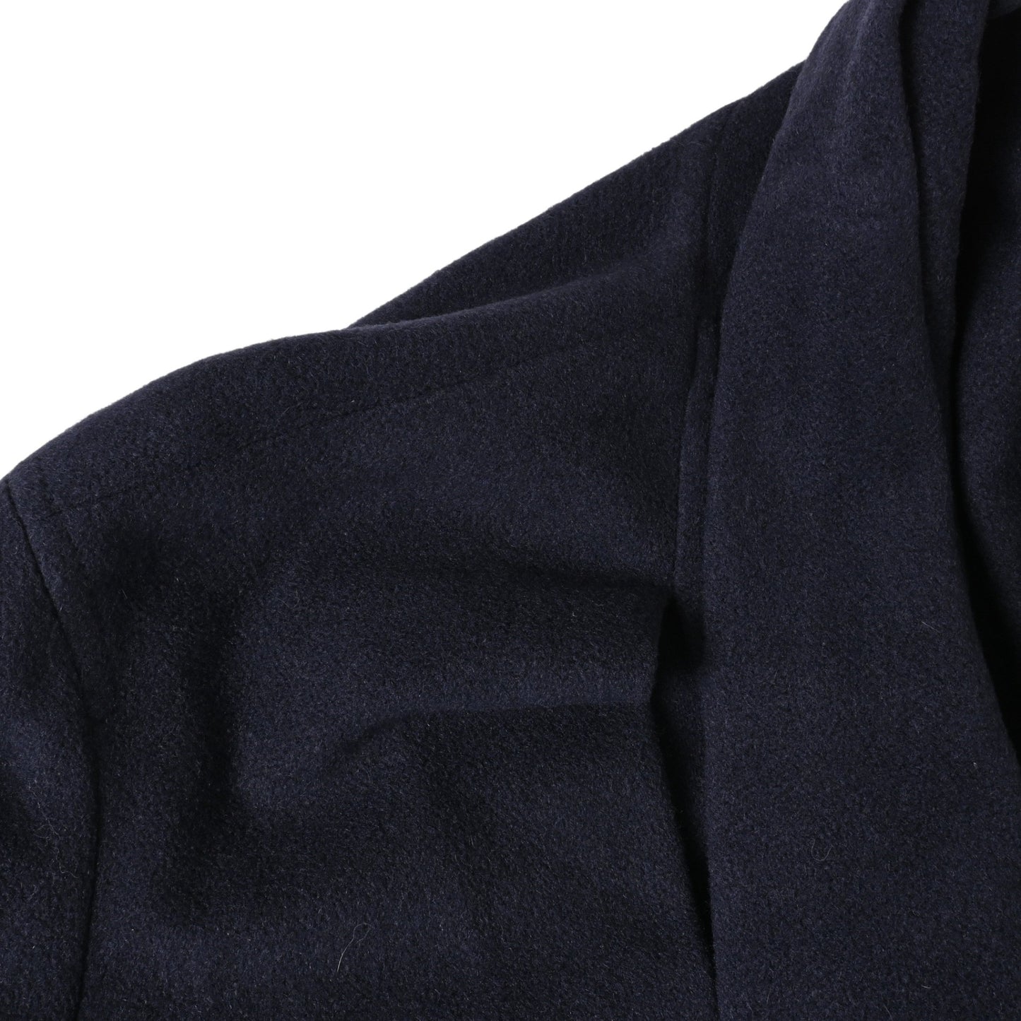 ストール付きコート　カシミヤ　ネイビー　36