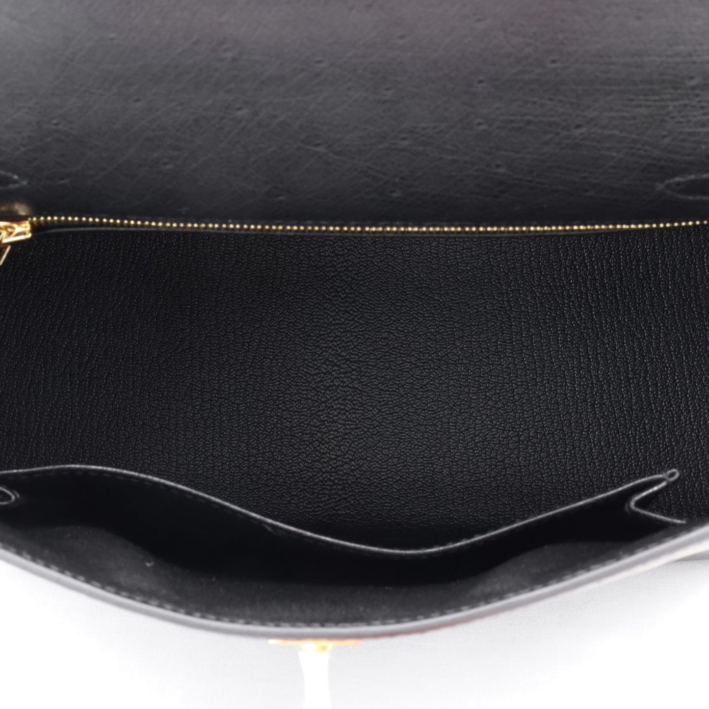 Kelly 25 鸵鸟黑 GP K 印章