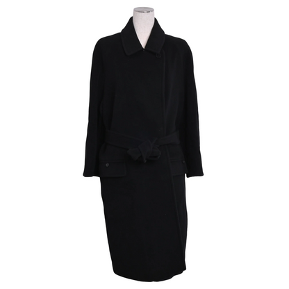 ベルテッドコート　カシミヤ　ブラック　40