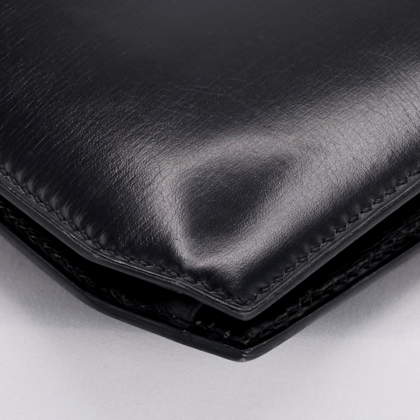 カデナロック　ショルダーバッグ　ボックスカーフ　ブラック　GP　〇K刻印