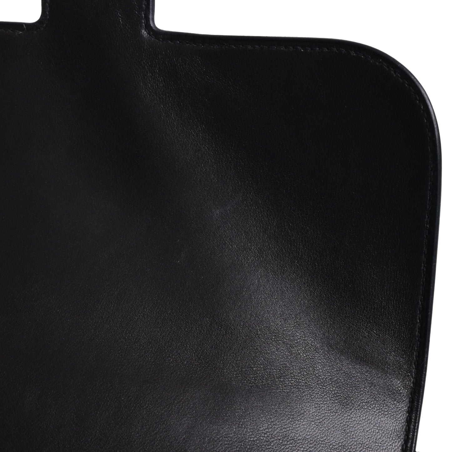 コンスタンス　ボックスカーフ　ブラック　SS　□E刻印