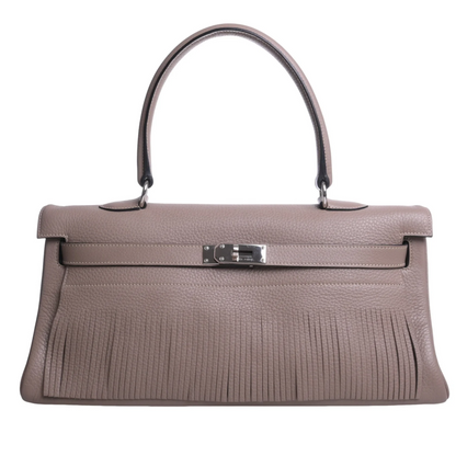 Shoulder Kelly Fringe Torillon Clemence Trutier Grey SS □M engraved