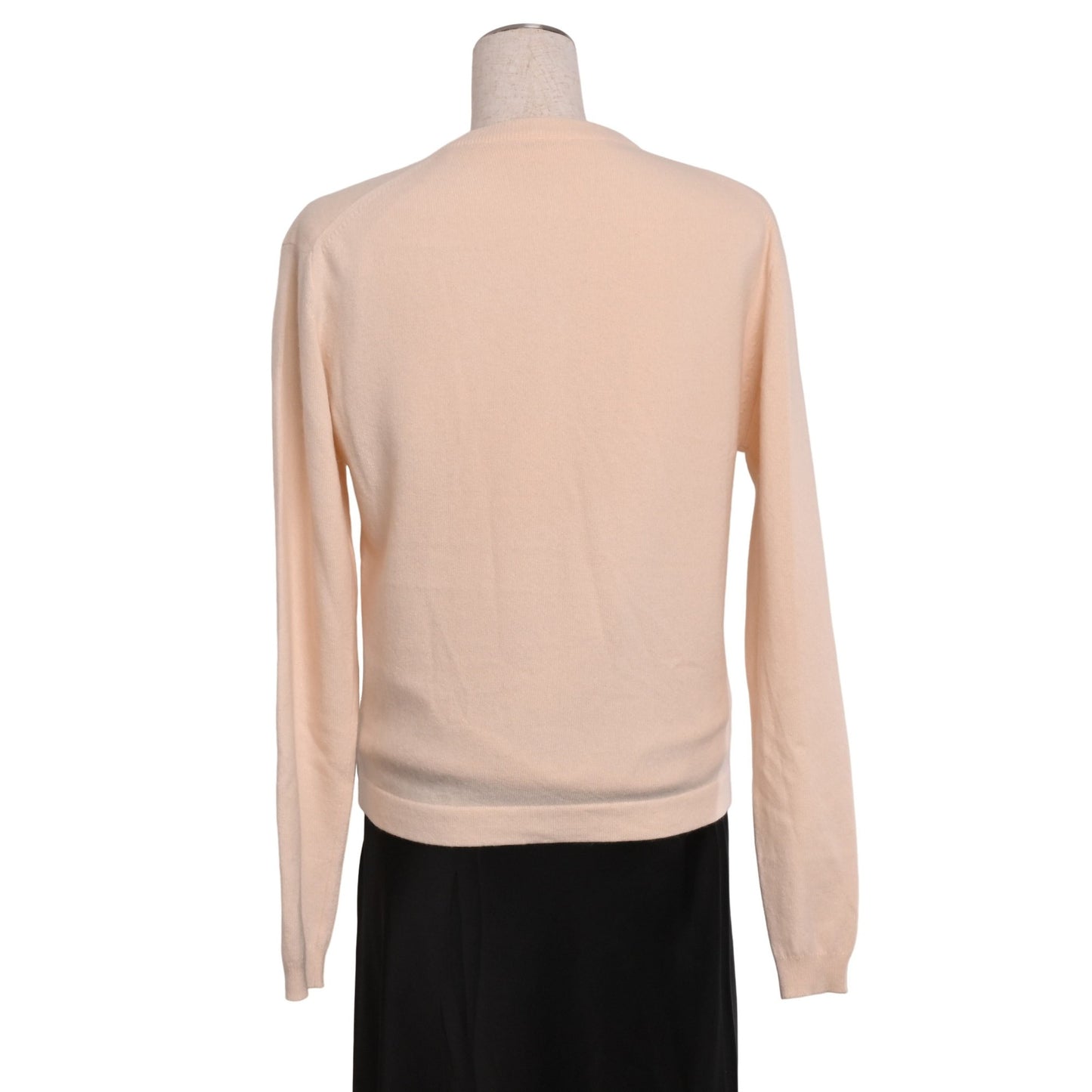 アンサンブル　カシミヤ　ホワイト　L