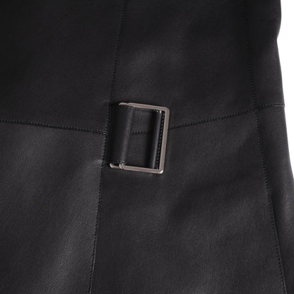 ロングジレ　ゴート　ブラック　34