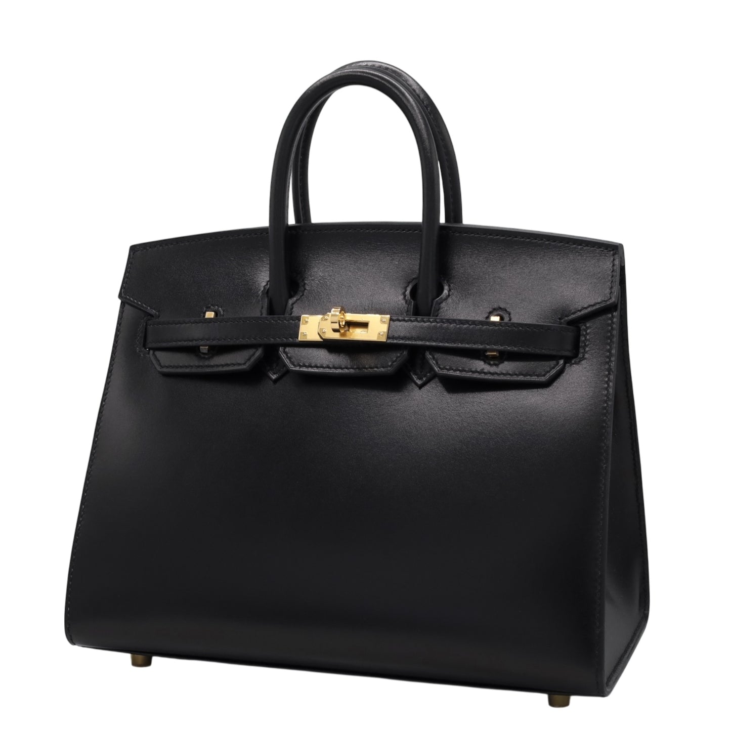 バーキン25　セリエ　ボックスカーフ　ブラック　GP　W刻印