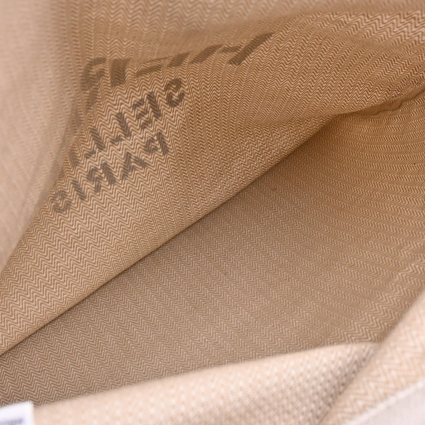 アリーヌGM　トワルシェブロン　アイボリー　ブルージーン