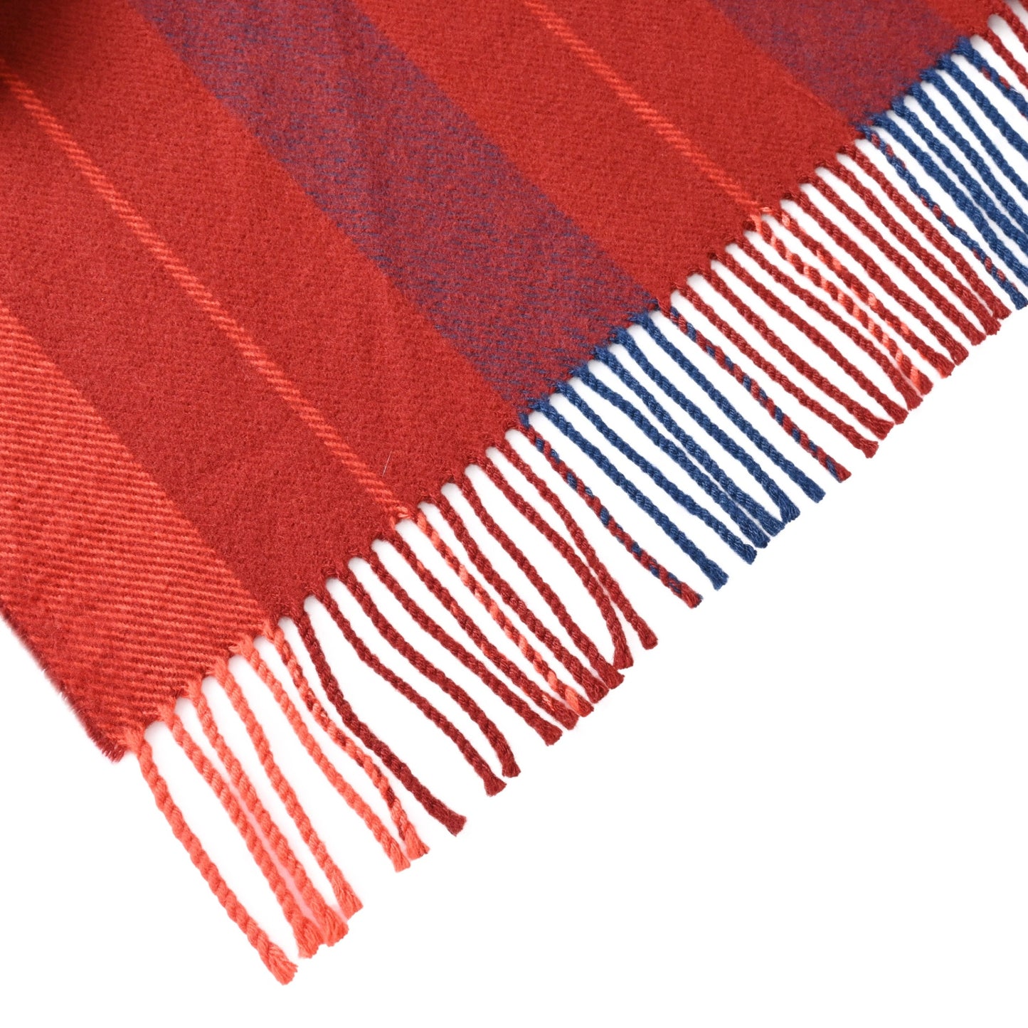 ロカバール　カシミヤ混　カーフ　レッド