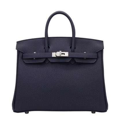 バーキン25　トゴ　ブルーニュイ　SS　K刻印