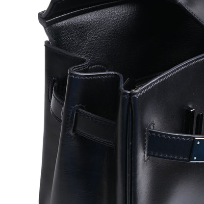 Birkin 30 Saw Black Box Calf □N Engraved